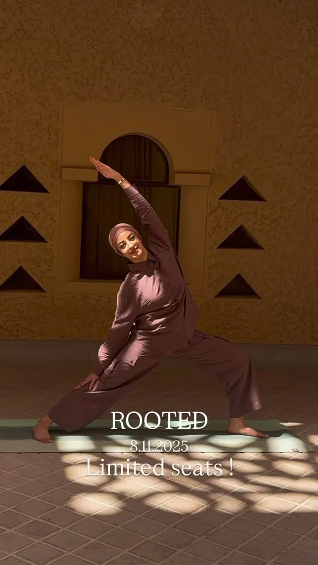 ✨ Root to Rise — Breathe to Be ✨

تجربة يوغا تجذّر حصرية تُقام في مساحة سِمة الإبداعية،
لحظة توازُن وعودة للداخل بين الإلهام والسكينة🧘🏻‍♀️

المقاعد محدودة — احجزي مكانك وكوني جزء من التجربة. 🌿