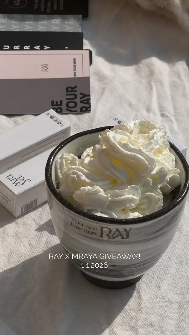 Mrayax Ray new year giveaway!
السحب 1.1.2026 شاركوا معنا🤍✨