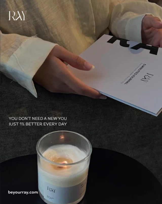 Small steps, big changes✨.

Document your growth in
2026🤍!

Shop now and get your Journal. 🔗

#beyourray 
#newyearmotivation