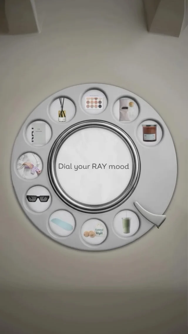 ⁨	⁨مهما كان مودك، RAY دائماً معاك ✨🤍 

تسوقي الان من الرابط في البايو 🔗⁩⁩