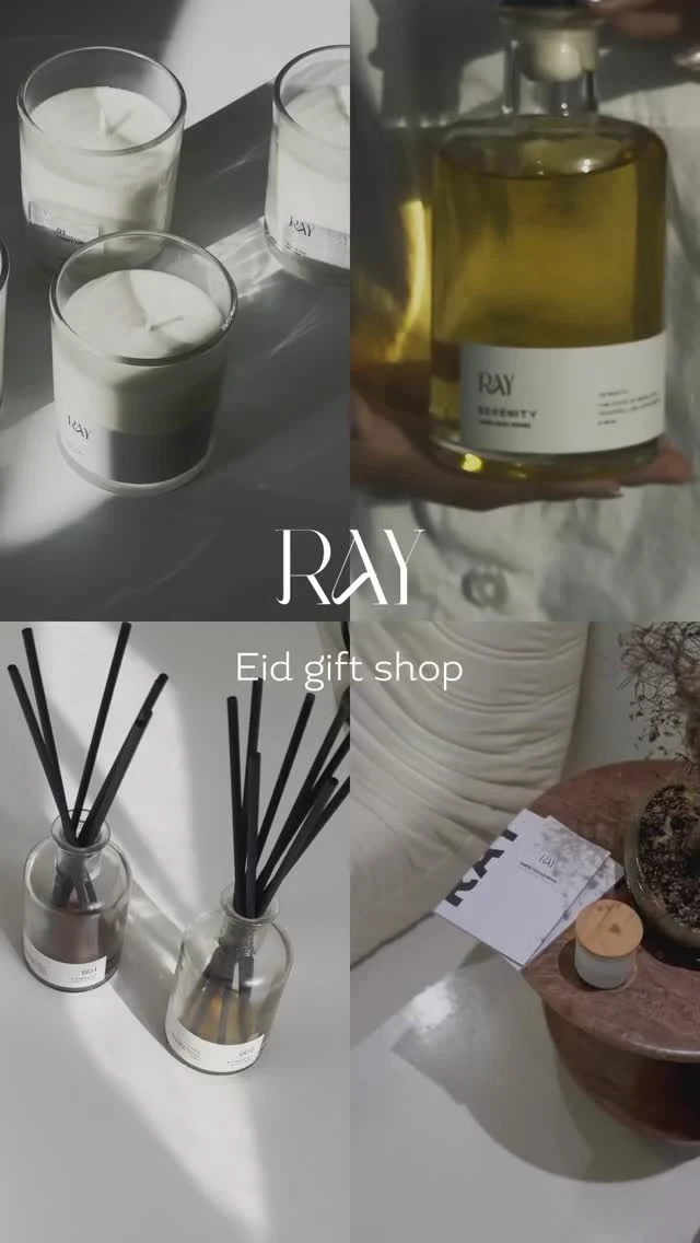 ⁨	هديتك للعيد من RAY 🤍✨

٣ باكجات لتختاري أجواءك الخاصة:
✔️ باكج Morning Pages Ritual بـ 95 ريال فقط
✔️ باكج Home Scent Ritual بـ 299 ريال فقط
✔️ باكج Slow Living Ritual بـ 399 ريال فقط

كمية محدودة — تسوقي الآن (عبر الرابط في البايو) 🔗⁩

#beyourray #eid #ksa
